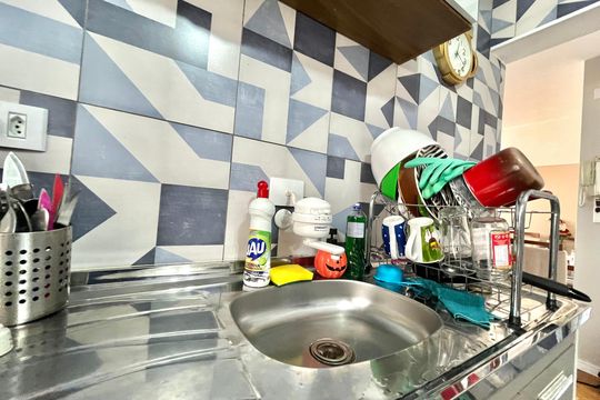 Cozinha de apartamento à venda com 2 quartos, 55m² em Parque Imperial, São Paulo