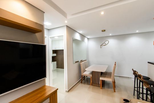 Sala de apartamento à venda com 2 quartos, 52m² em Vila Sao Francisco, São Paulo