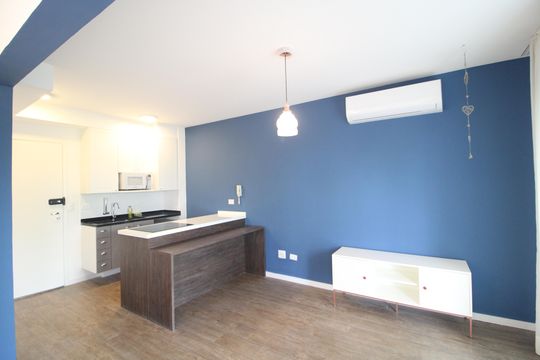 Sala de apartamento à venda com 1 quarto, 40m² em Vila Castelo, São Paulo