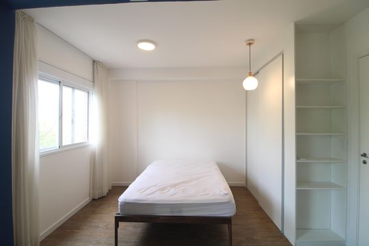 Quarto de apartamento à venda com 1 quarto, 40m² em Vila Castelo, São Paulo