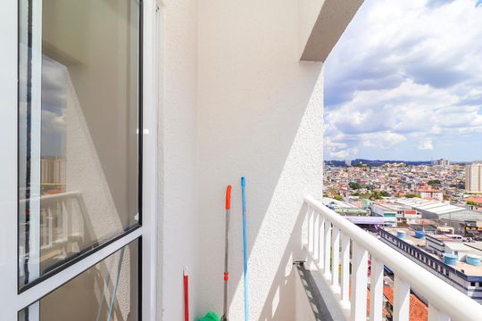 Varanda da Sala de kitnet/studio para alugar com 1 quarto, 24m² em Itaquera, São Paulo
