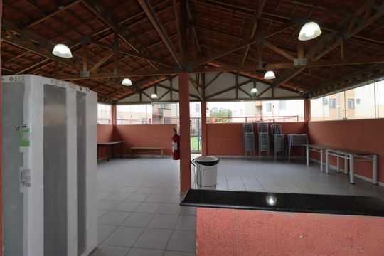 Área Comum - Salão de Festa de apartamento à venda com 2 quartos, 50m² em Jardim Alzira Franco, Santo André
