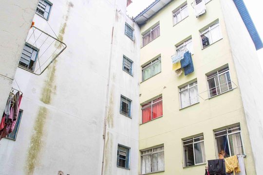 Fachada do bloco de apartamento à venda com 2 quartos, 55m² em Conceição, Diadema