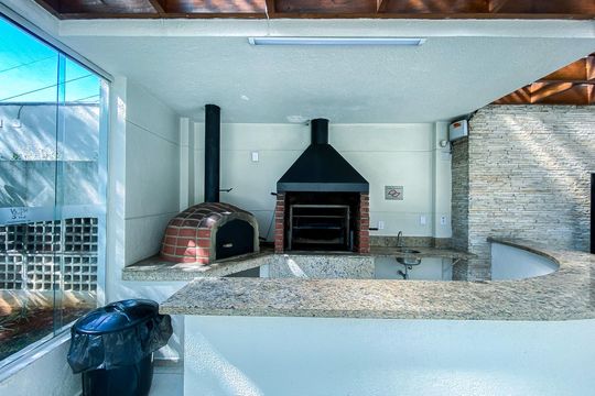 Área comum - Churrasqueira de apartamento para alugar com 2 quartos, 126m² em Vila Bertioga, São Paulo