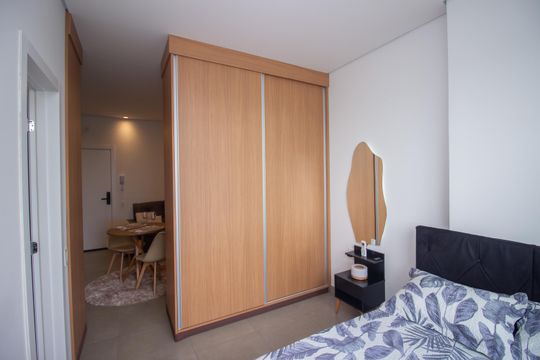 Quarto Suíte de apartamento à venda com 1 quarto, 32m² em Beatriz, Contagem