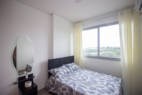 Quarto Suíte de apartamento à venda com 1 quarto, 32m² em Beatriz, Contagem