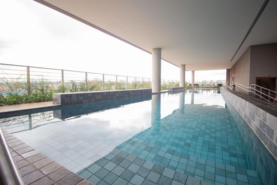 Área comum - Piscina de apartamento à venda com 1 quarto, 32m² em Beatriz, Contagem