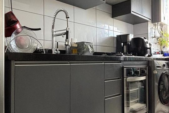 Cozinha  de apartamento para alugar com 2 quartos, 42m² em Parque Bristol, São Bernardo do Campo