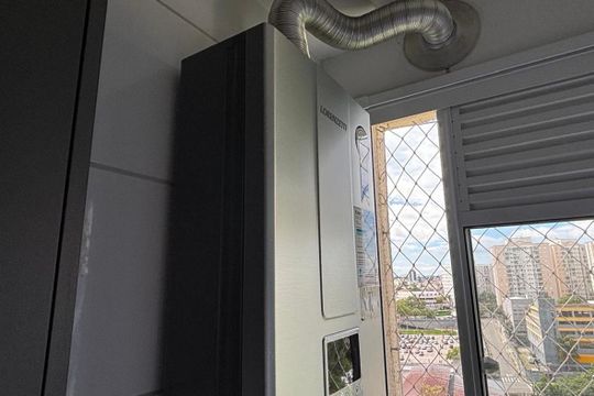 Área de Serviço - Aquecedor  de apartamento para alugar com 2 quartos, 42m² em Parque Bristol, São Bernardo do Campo