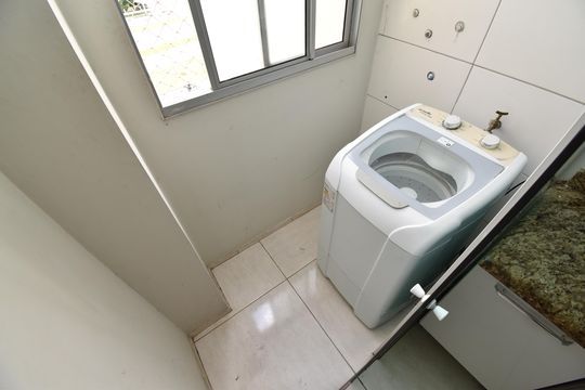 Área de Serviço de apartamento para alugar com 2 quartos, 58m² em Bairro Alto, Curitiba