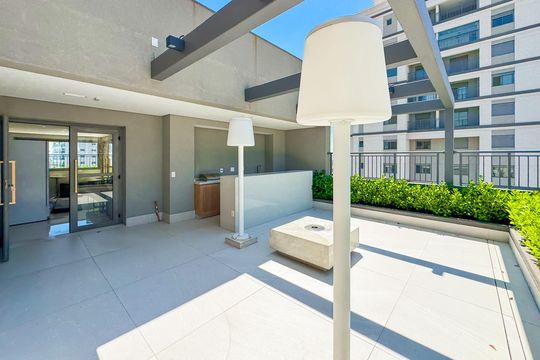Churrasqueira - Rooftop de kitnet/studio para alugar com 1 quarto, 29m² em Vila Mariana, São Paulo
