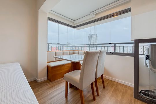 Varanda de kitnet/studio para alugar com 1 quarto, 29m² em Vila Mariana, São Paulo