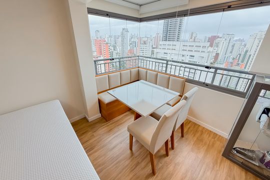 Varanda de kitnet/studio para alugar com 1 quarto, 29m² em Vila Mariana, São Paulo