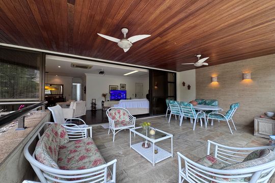 Varanda de apartamento à venda com 4 quartos, 193m² em Recreio dos Bandeirantes, Rio de Janeiro