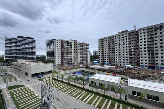 Suíte - Vista de apartamento à venda com 2 quartos, 52m² em Barra Olímpica, Rio de Janeiro
