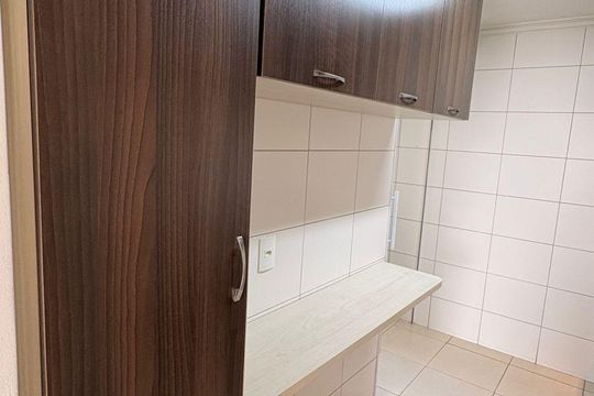 Cozinha de apartamento à venda com 3 quartos, 77m² em Jardim Messina, Jundiaí