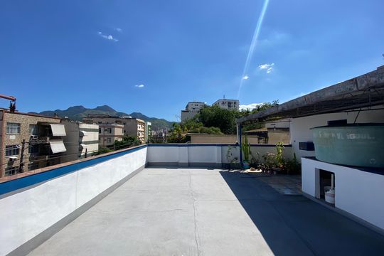Terraço de apartamento à venda com 2 quartos, 138m² em Todos Os Santos, Rio de Janeiro
