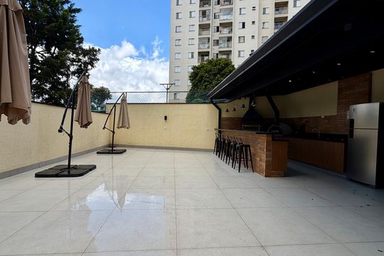 Área comum de apartamento à venda com 2 quartos, 57m² em Vila Lageado, São Paulo