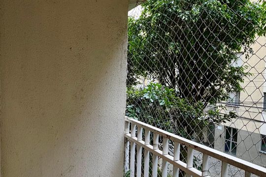 Varanda Sala de apartamento à venda com 2 quartos, 57m² em Vila Lageado, São Paulo