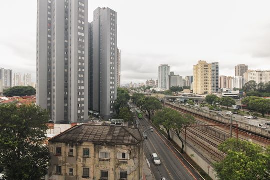 Quarto - Vista  de apartamento para alugar com 1 quarto, 44m² em Tatuapé, São Paulo