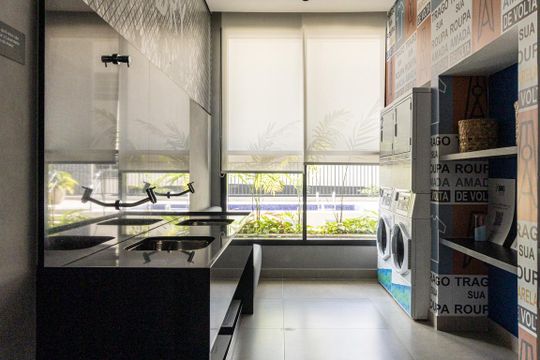 Lavanderia de kitnet/studio à venda com 1 quarto, 24m² em Centro Histórico de São Paulo, São Paulo