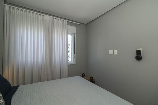 Quarto Suíte de apartamento à venda com 2 quartos, 57m² em São Sebastião, Porto Alegre