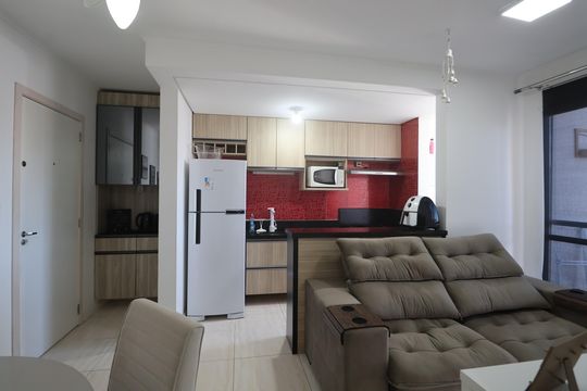 Sala de apartamento à venda com 2 quartos, 52m² em Fátima, Canoas