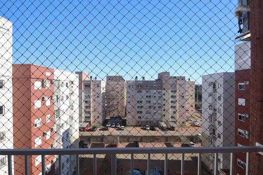 Vista da Sacada de apartamento à venda com 2 quartos, 52m² em Fátima, Canoas