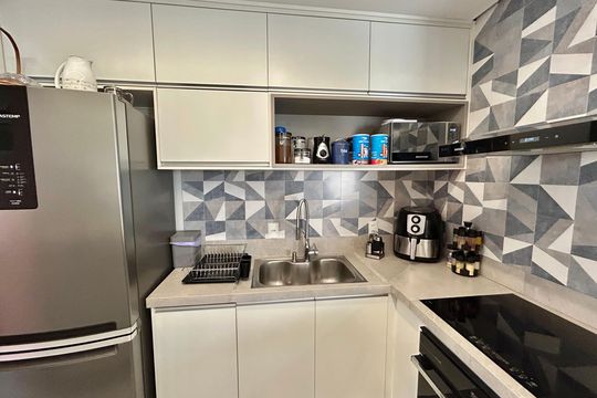 Cozinha de apartamento à venda com 2 quartos, 75m² em Picanço, Guarulhos