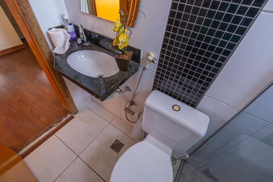banheiro de apartamento à venda com 3 quartos, 135m² em São João Batista, Belo Horizonte