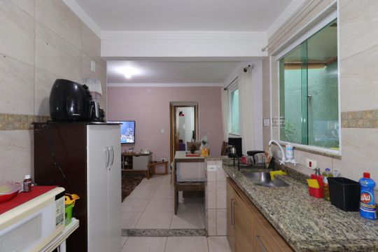 Cozinha de apartamento para alugar com 2 quartos, 54m² em Jardim Progresso, Santo André