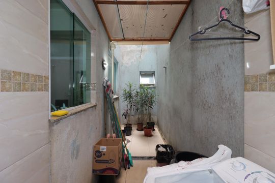 Área de Serviço de apartamento para alugar com 2 quartos, 54m² em Jardim Progresso, Santo André