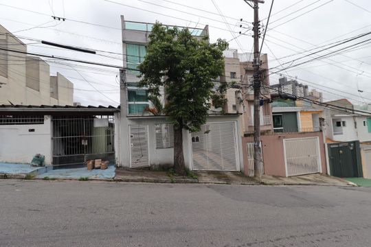 Fachada de apartamento para alugar com 2 quartos, 54m² em Jardim Progresso, Santo André