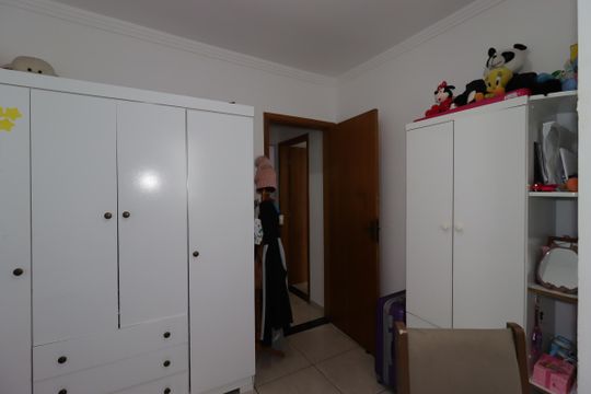 Quarto de apartamento para alugar com 2 quartos, 54m² em Jardim Progresso, Santo André