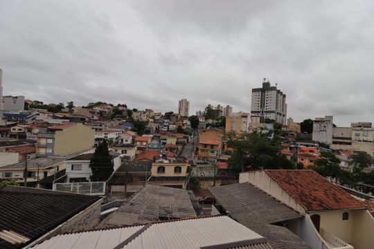 Vista da Sacada da Suíte de apartamento para alugar com 2 quartos, 54m² em Jardim Progresso, Santo André