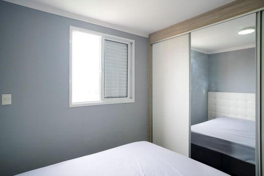Suíte de apartamento para alugar com 2 quartos, 59m² em Campestre, São Caetano do Sul