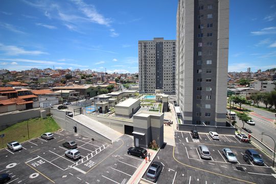 Vista de apartamento à venda com 2 quartos, 48m² em Novo Riacho, Contagem