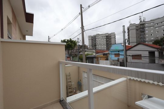 Varanda da Suíte de casa à venda com 3 quartos, 100m² em Vila Lucia, São Paulo