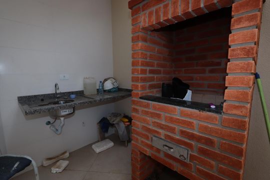Quintal - Churrasqueira de casa à venda com 3 quartos, 100m² em Vila Lucia, São Paulo