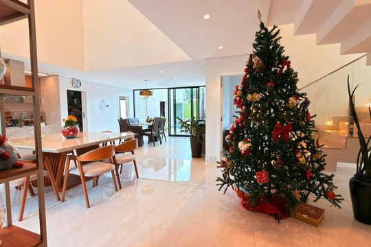 Sala de casa de condomínio à venda com 4 quartos, 1092m² em São Geraldo, Lagoa Santa