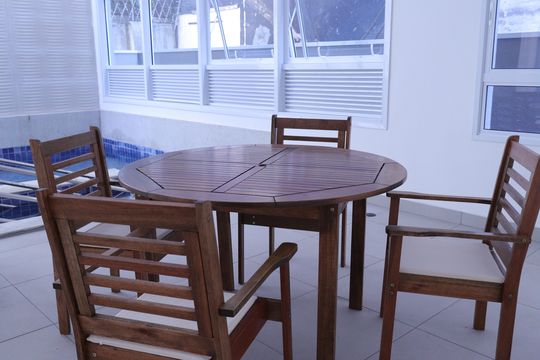 Área comum - Piscina de kitnet/studio para alugar com 1 quarto, 34m² em Consolação, São Paulo
