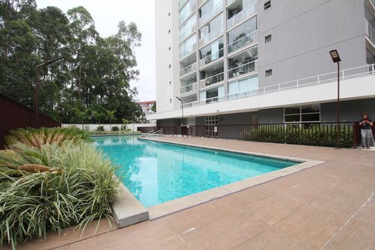 Área comum - Piscina de apartamento à venda com 1 quarto, 35m² em Real Parque, São Paulo