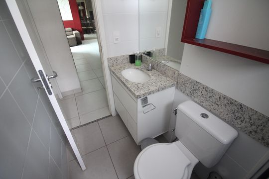 Banheiro de apartamento para alugar com 3 quartos, 85m² em Santa Helena (barreiro), Belo Horizonte