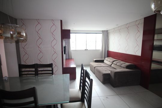 Sala de apartamento para alugar com 3 quartos, 85m² em Santa Helena (barreiro), Belo Horizonte