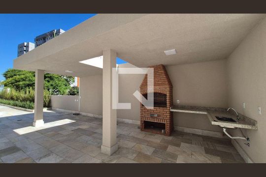 Área comum - Churrasqueira de apartamento à venda com 2 quartos, 56m² em Parque das Nações, Santo André