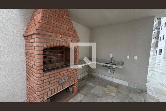 Área comum - Churrasqueira de apartamento à venda com 2 quartos, 56m² em Parque das Nações, Santo André