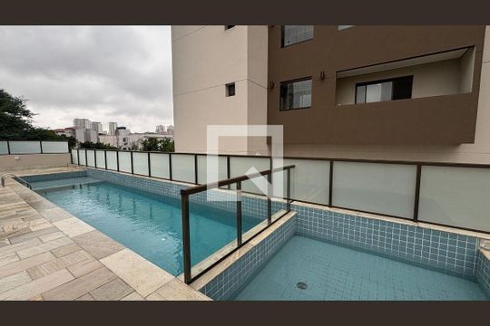 Área comum - Piscina de apartamento à venda com 2 quartos, 56m² em Parque das Nações, Santo André