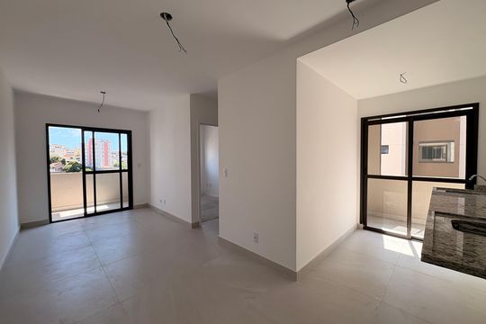 Sala de apartamento à venda com 2 quartos, 56m² em Parque das Nações, Santo André