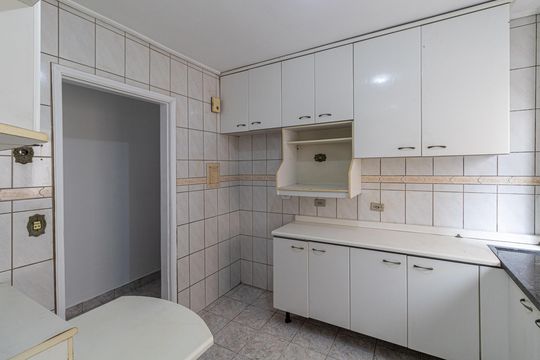 Cozinha  de apartamento à venda com 2 quartos, 55m² em Cangaiba, São Paulo