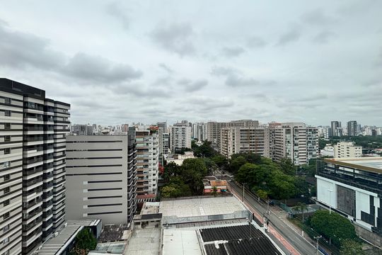 Vista de kitnet/studio à venda com 1 quarto, 25m² em Indianópolis, São Paulo